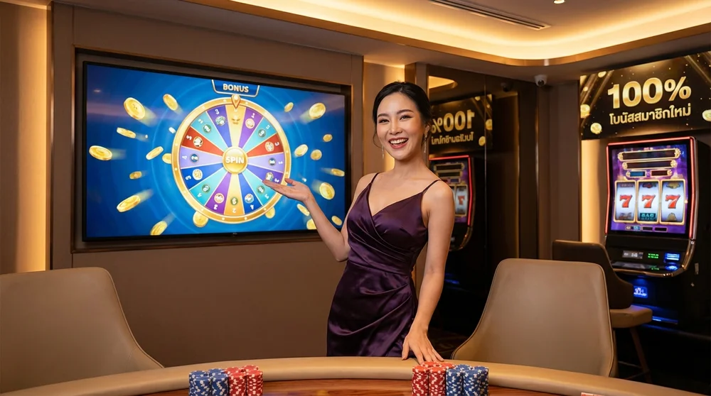 โบนัสต้อนรับสมาชิกใหม่ D55 รับโบนัส 100% ทุกยอดฝากครั้งแรก